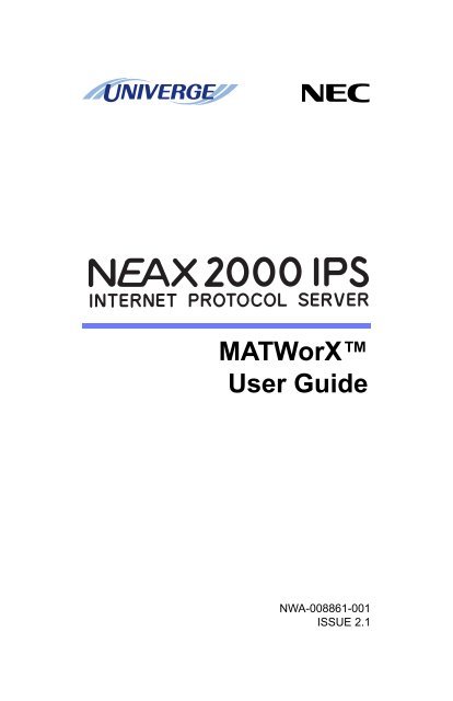 neax 2000 ips matworx download free